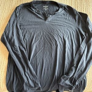 Rhone Men's Grey/Blue Shirt